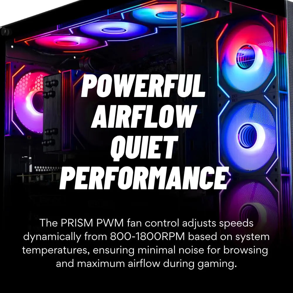 Panorama XL RTX 5090, AMD Ryzen 9 9950X3D, 96GB DDR5 RAM, 4TB NVMe Gen4 SSD, HDMI, WaterCooled, RJ45, Windows 11 Pro, 3 Year Warranty, RGB Keyboard+Mouse, WiFi 6E+BT, HDMI, Prebuilt Gaming Desktop PC Empowered PC