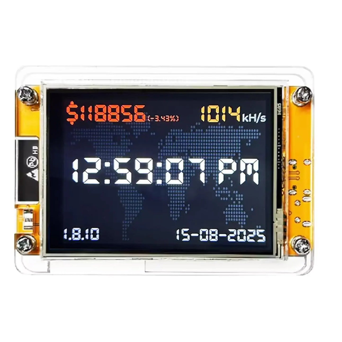 Bitcoin Miner NMMiner ESP-WROOM-32 ESP32 Development Board 2.8 inch Smart Display Lucky Miner Hashrate Module 1010H/s Crypto Solo Lottery Miner Beerlove