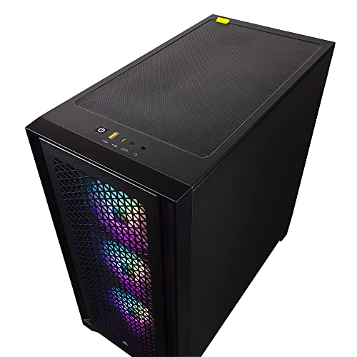 Velztorm Armix Custom Built Gaming Desktop PC (AMD Ryzen 9 7900X, GeForce RTX 5090, 64GB DDR5, 8TB PCIe SSD, RGB Fans, 240mm AIO, 1000W PSU, WiFi 6E, Bluetooth 5.3, RJ-45, 1 Display Port, Win 11 Home)