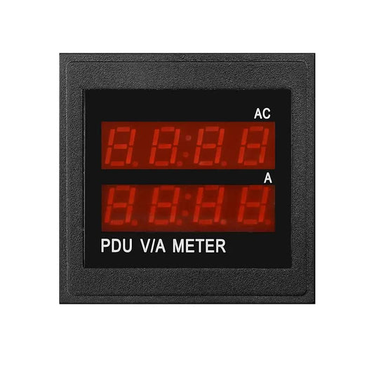 30 amp Metered PDU, 8 Outlets (8 C13) Aluminum Alloy Shell, 120-240V, L6-30P Adapter, 7.2kW, 6 ft. Cord,Anti Electric Shock Module and Voltage Current Display Meter
