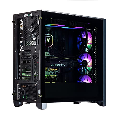 Velztorm Armix Custom Built Gaming Desktop PC (AMD Ryzen 9 7900X, GeForce RTX 5090, 64GB DDR5, 8TB PCIe SSD, RGB Fans, 240mm AIO, 1000W PSU, WiFi 6E, Bluetooth 5.3, RJ-45, 1 Display Port, Win 11 Home)