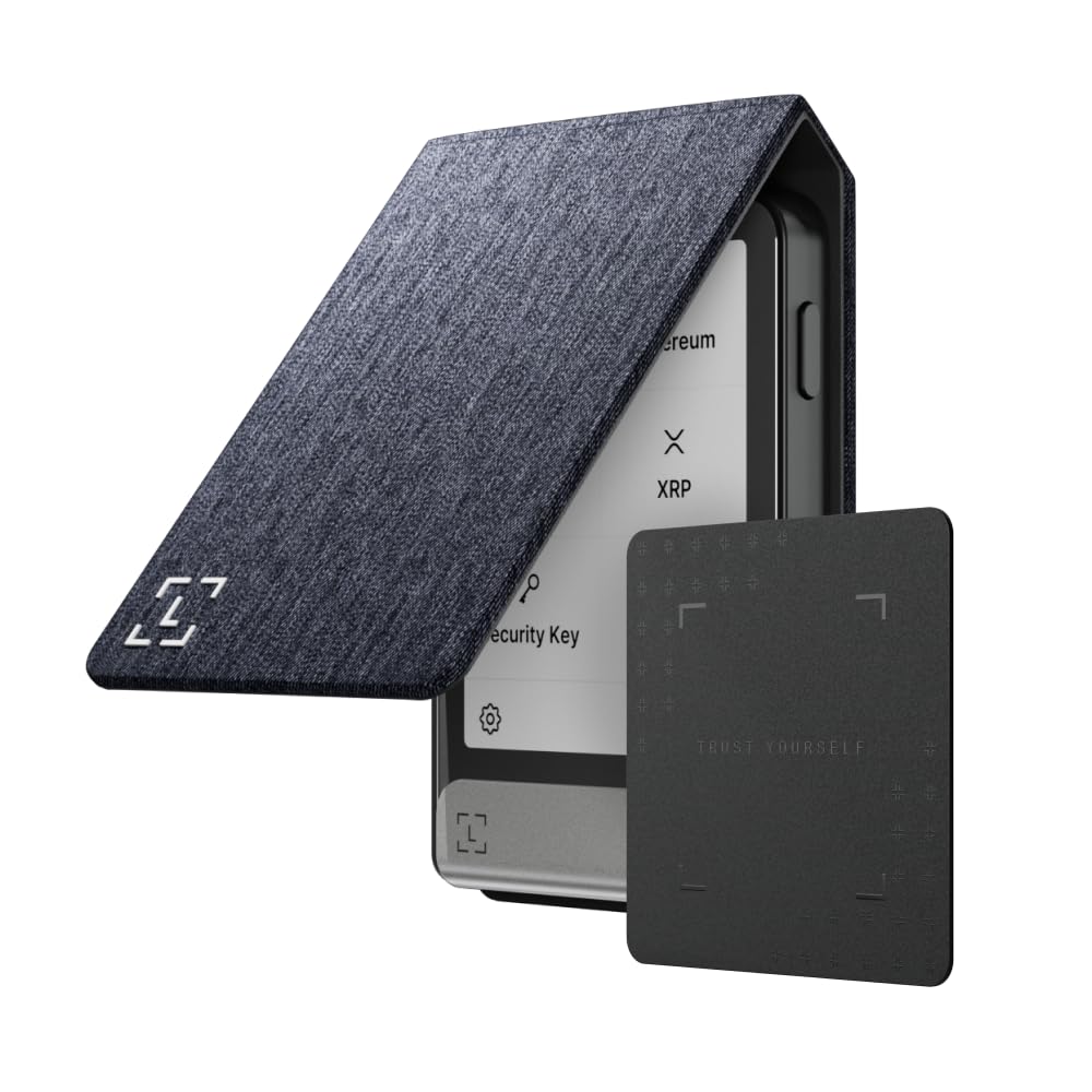 Ledger Flex - Crypto Touchscreen Signer - securely Manage All Your Digital Assets and Identity via The Ledger Wallet app (Graphite + Magnet Folio)