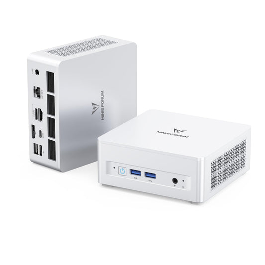 MINISFORUM Mini PC UM880 Plus AMD Ryzen 7 8845HS(8C/16T, up to 5.1GHz), 32GB DDR5 1TB PCIe4.0 SSD, Micro Computer Radeon 780M Graphics,HDMI+DP+USB4 Triple Display, OCuLink Port, 2.5G LAN, 5xUSB Ports