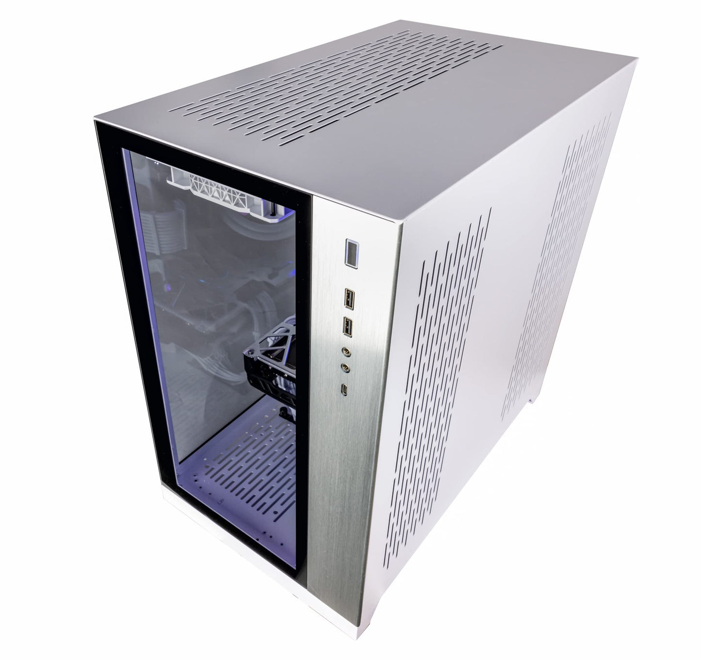 Velztorm Lux Lyte Custom Built Gaming Desktop PC (AMD Ryzen 9-5900X, GeForce RTX 5090, 32GB DDR4, 1TB PCIe SSD, 360mm AIO, 1000W PSU, WiFi 5, Bluetooth 5.0, RJ-45, 1 Display Port, HDMI, Win 11 Home)