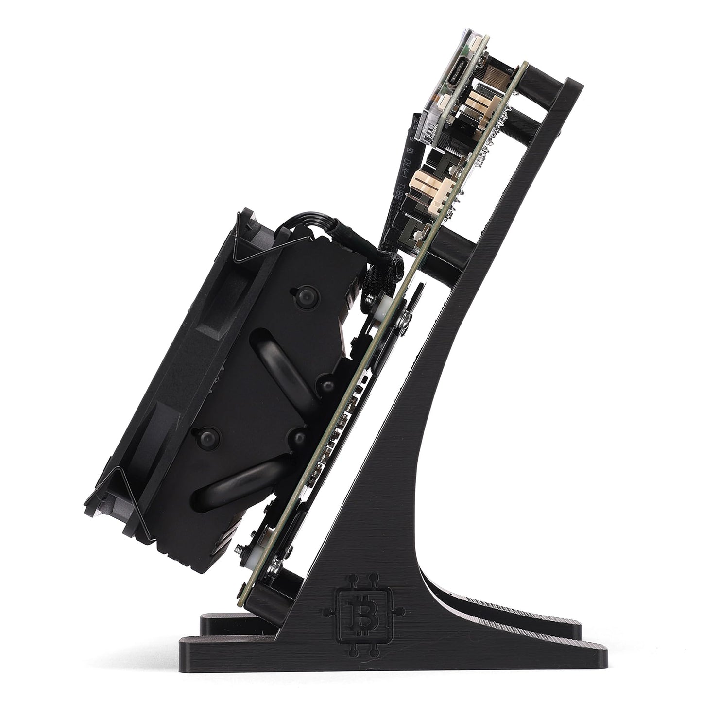 Bitcoin Solo Miner Nerdqaxe++ 4.8TH/s Hashrate 75W Power 4 BM1370 ASIC Chips SHA-256 Miners Open Source for Home & Office Mining Machine Crypto Lottery BTC Miner