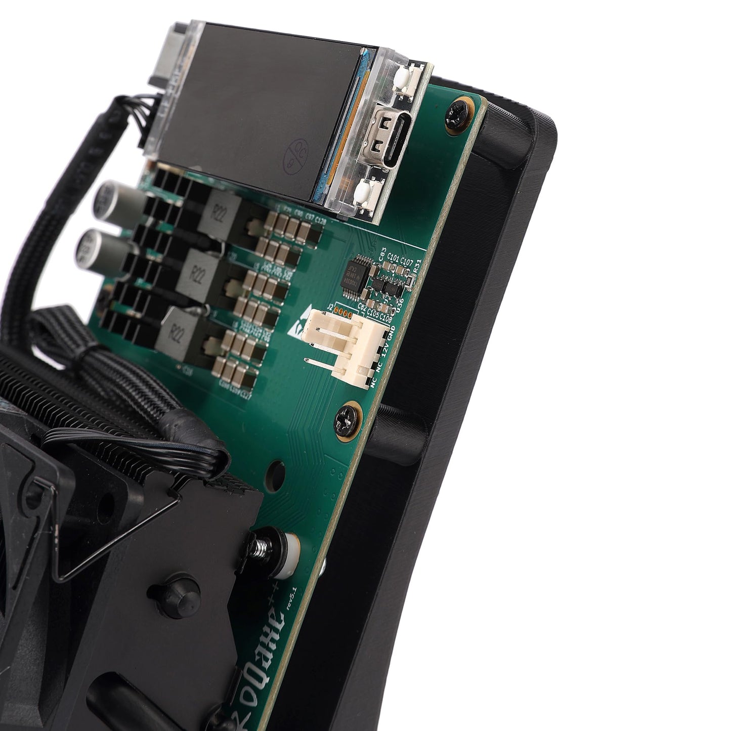 Bitcoin Solo Miner Nerdqaxe++ 4.8TH/s Hashrate 75W Power 4 BM1370 ASIC Chips SHA-256 Miners Open Source for Home & Office Mining Machine Crypto Lottery BTC Miner