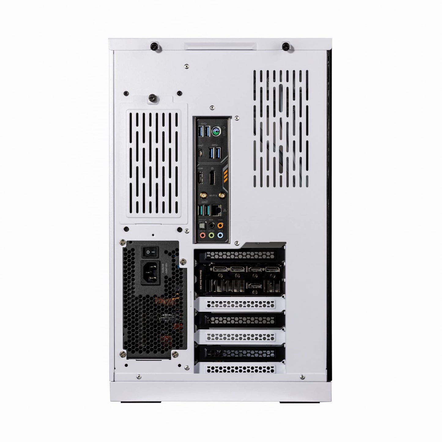 Velztorm Lux Lyte Custom Built Gaming Desktop PC (AMD Ryzen 9-5900X, GeForce RTX 5090, 64GB DDR4, 2TB PCIe SSD + 6TB HDD, 360mm AIO, 1000W PSU, WiFi 5, Bluetooth 5.0, RJ-45, Win 11 Pro)