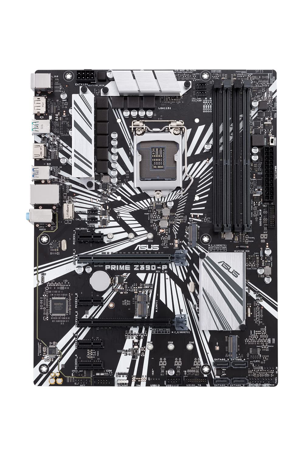 ASUS Prime Z390-P LGA1151 (Intel 8th and 9th Gen) ATX Motherboard for Cryptocurrency Mining(BTC) with Above 4G Decoding, 6xPCIe Slot and USB 3.1 Gen2