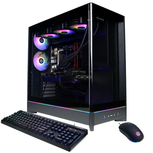 CYBERPOWERPC Gamer Supreme Gaming PC, AMD Ryzen 9 9950X 4.3GHz, GeForce RTX 5090 32GB, 64GB DDR5, 4TB PCIe Gen4 SSD, WiFi Ready & Windows 11 Home (SLCAI15000A3)