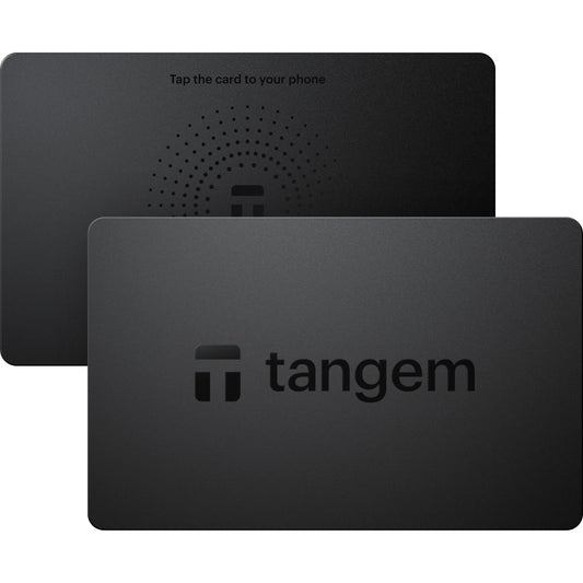 TANGEM Wallet Pack of 2 - Secure Crypto Wallet - Trusted Cold Storage for Bitcoin, Ethereum, NFT's & More Coins - 100% Offline Hardware Wallet