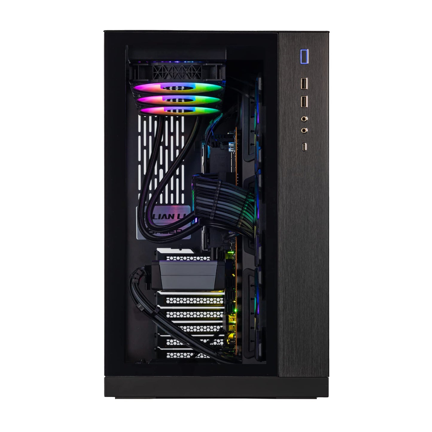 Velztorm Septex Custom Built Gaming Desktop PC (AMD Ryzen 7 7700X, GeForce RTX 5090, 32GB DDR5, 2TB PCIe SSD, RGB Fans, 360mm AIO, 1000W PSU, WiFi 6E, Bluetooth 5.2, RJ-45, Win 11 Home)