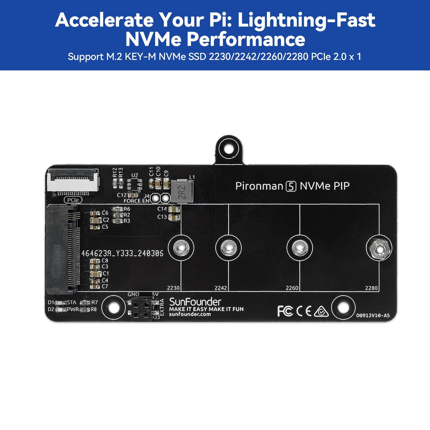 Pironman 5 NVMe M.2 SSD PCIe 2.0/3.0 Mini PC Case for Raspberry Pi 5 Hailo-8L AI Accelerator with Tower Cooler+Dual RGB Fans, 0.96'' OLED Module, Safe Shutdown, Standard HDMI, RGB Effect