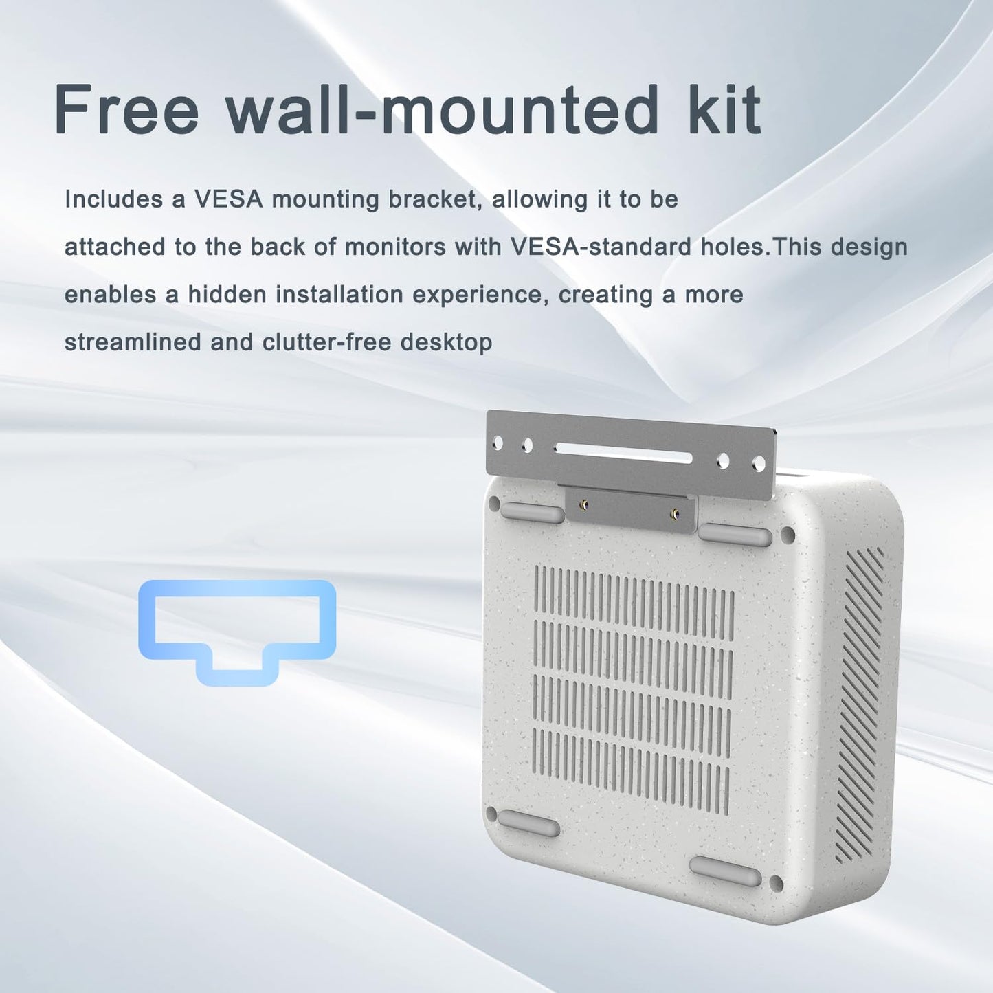 Machenike Machcreator Mini2 7940H Entry Mini Desktop, AMD Ryzen 9 7940H, AMD Radeon Graphics, 16GB DDR5 RAM, 512GB SSD, Wi-Fi 6, W11H, Bluetooth, White