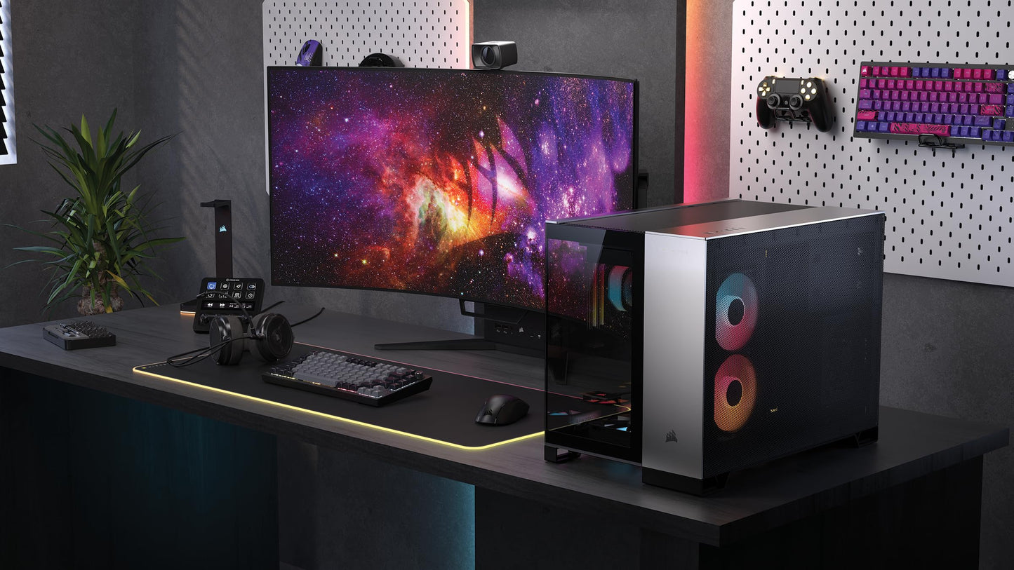 Corsair Vengeance a5100 Gaming PC – Liquid Cooled AMD Ryzen 7 7800X3D CPU – NVIDIA GeForce RTX 5080 GPU – 32GB Dominator Titanium RGB DDR5 Memory – 2TB M.2 SSD – Black