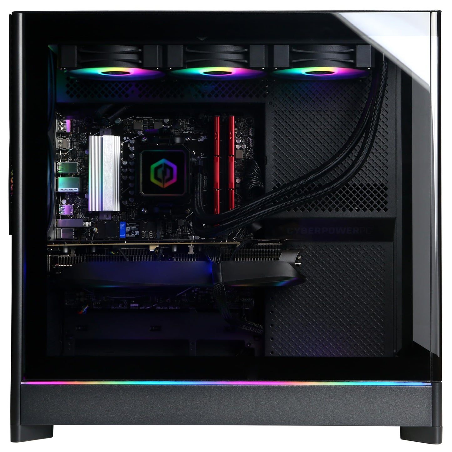CYBERPOWERPC Gamer Supreme Gaming PC, AMD Ryzen 9 9950X 4.3GHz, GeForce RTX 5090 32GB, 64GB DDR5, 4TB PCIe Gen4 SSD, WiFi Ready & Windows 11 Home (SLCAI15000A3)