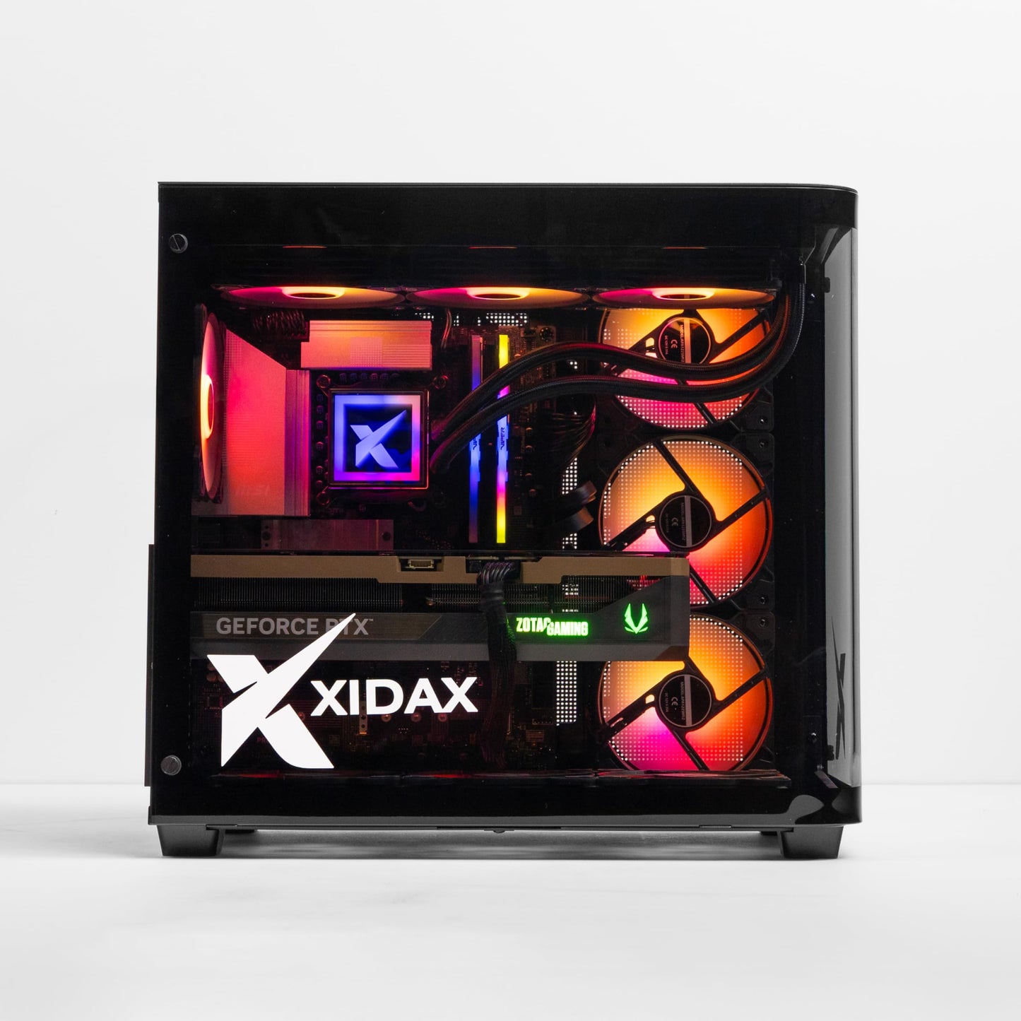 XIDAX X6 ONAMI Gaming PC - AMD Ryzen 7 9800X3D (up to 5.2 GHz) | NVIDIA GeForce RTX 5090 32GB | 64GB (2x32GB) DDR5 6000MHz | 2TB NVme M.2 SSD | Genuine Windows 11 Home | Assembled & Serviced in U.S.