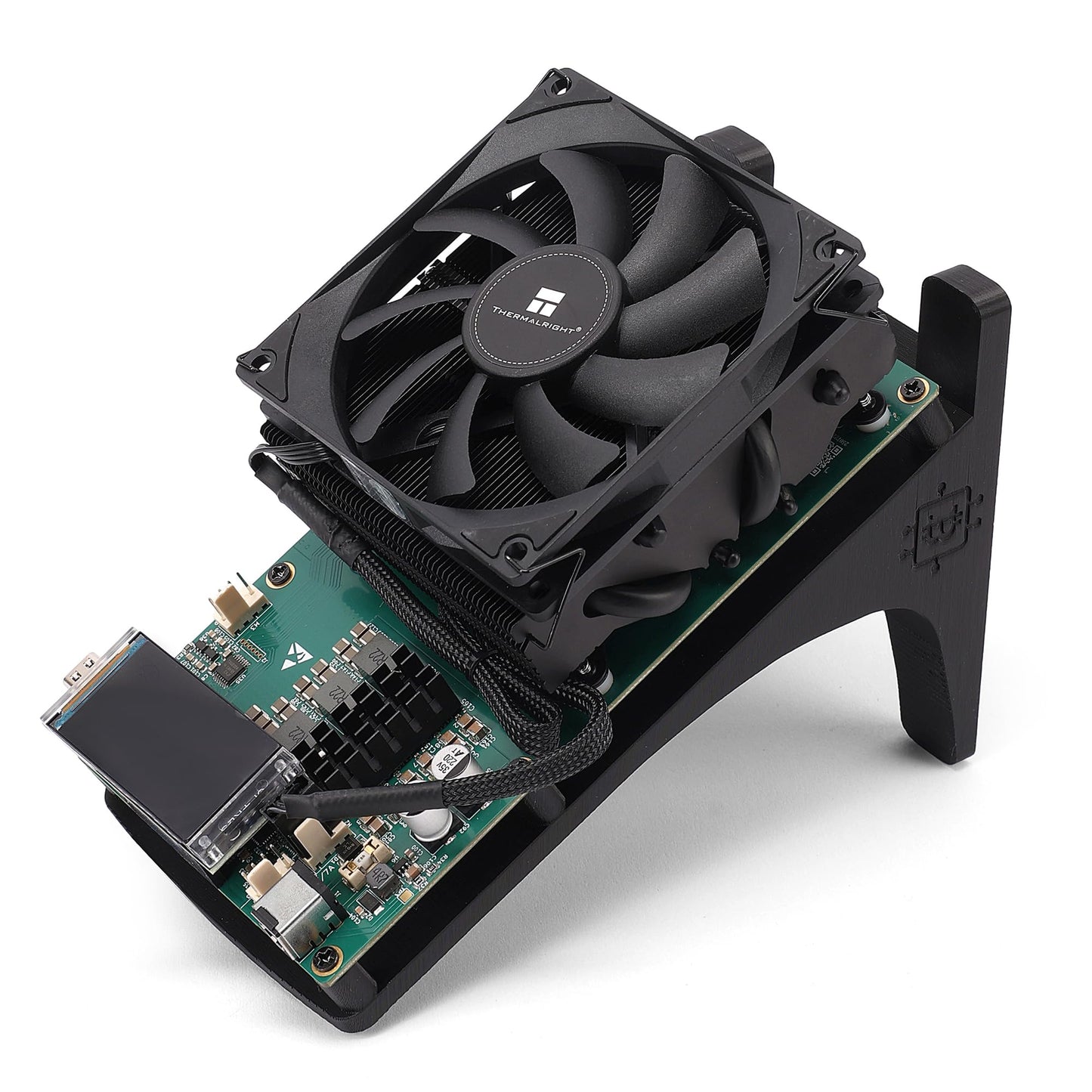 Bitcoin Solo Miner Nerdqaxe++ 4.8TH/s Hashrate 75W Power 4 BM1370 ASIC Chips SHA-256 Miners Open Source for Home & Office Mining Machine Crypto Lottery BTC Miner